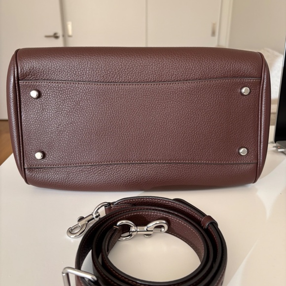 BNWT Authentic Coach Large Rowan in Maple - Picture 5 of 6